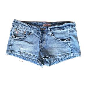 Vtg Paris Blues Denim Shorts Size 9 Juniors Shorties Booty Shorts